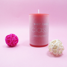 wedding paraffin wax pillar candle