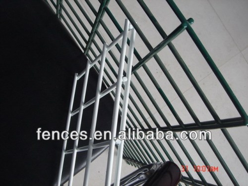 QYM--2D Welded PVC Coated Double Wire Fence