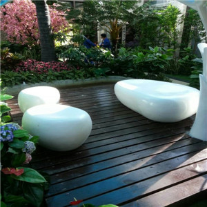 Moderne Kunst im freien Fiberglas Speciallized Stuhl