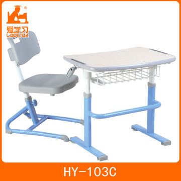 Height adjustable sunday school furniture