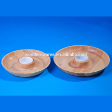 bamboo chip and dip, vegetable and chip dip sets, wholesale ceramic dip chiller