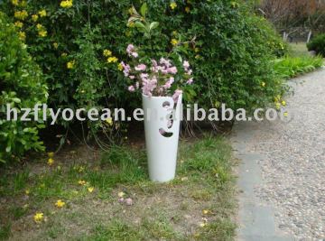 FO-8913 Home decor ceramic flower vase,tall glazed ceramic vases,art and craft porcelain vase