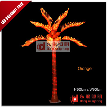 coconut palm tree led lighted outdoor decors