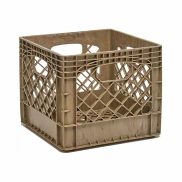 Camo Plastic 16 Quart Storage Milk Crate