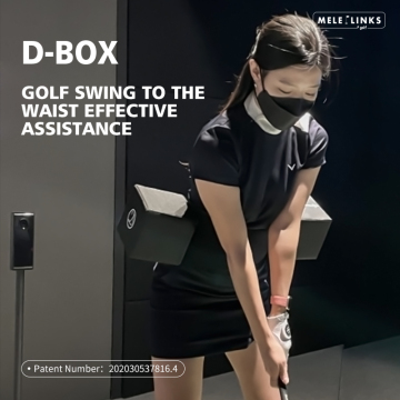 Golf Swing Exerciser: Detection Box for Tur Waist Turn