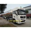 Aluminium Alloy 40 CBM Gasoline Tanker نصف مقطورة