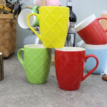 Ceramic Tea Cups and Mugs: Large Colorful Options