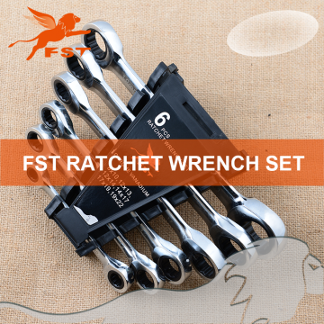 FST 6PCS RATCHET WRENCH SET CHROME VANADIUM