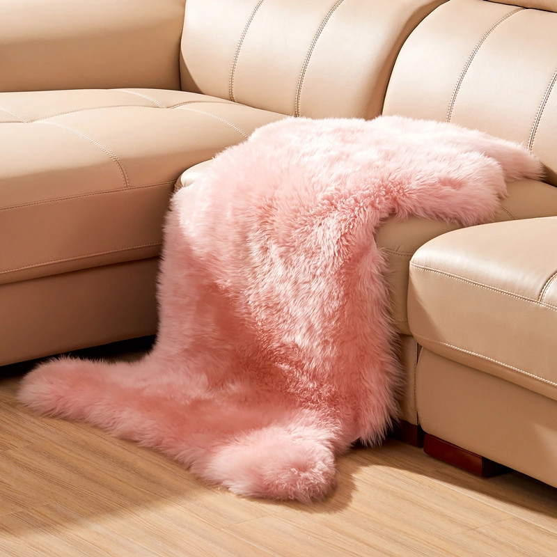 100% Real Sheepskin Rug for Home Decoration