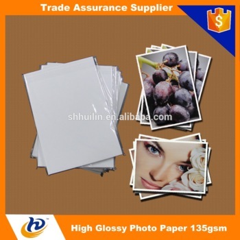 135gsm A3 A4 Size Glossy Inkjet Photo Paper