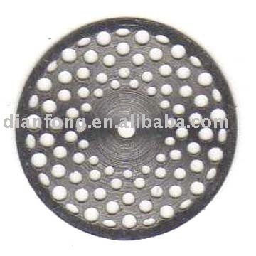 sieve perforated diamond dental disc