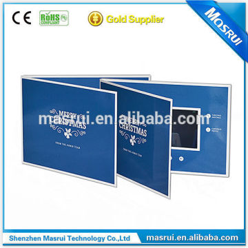 Video brochure module / lcd card module / vidoe greeting card for marketing