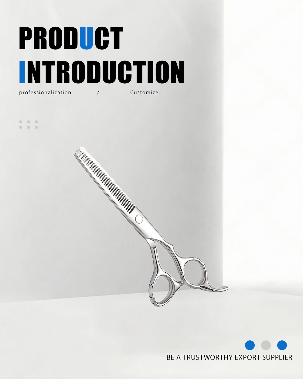 قیچی نازک کننده بدون علامت از مواد معمولی (DSC6361) Non-marking Thinning Scissors of Ordinary Material (DSC6361)