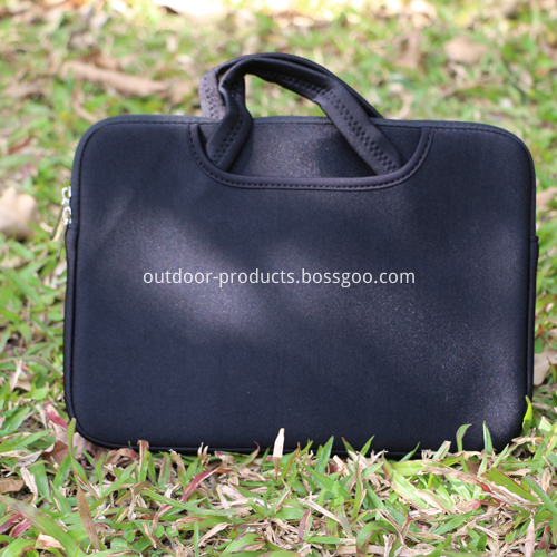 Pure Black Laptop Bag