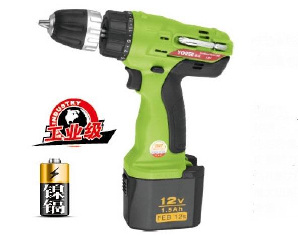 12V Nickel-cadmium cordless drill