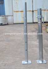 Steel construction scaffolding supporting system/adjustable shoring props
