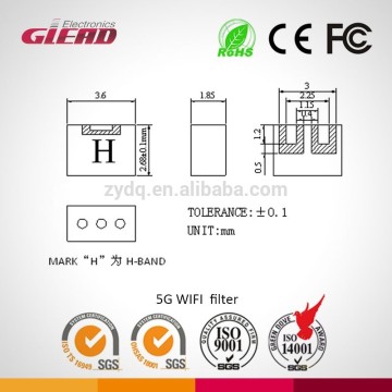 2015new filter -5G wifi Dielectric Filters-ceramic filter /Dielectric Filter Chip with 5665. 0MHz