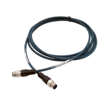 Shielded D-Code Straight M12 Male Cat.5e Cable