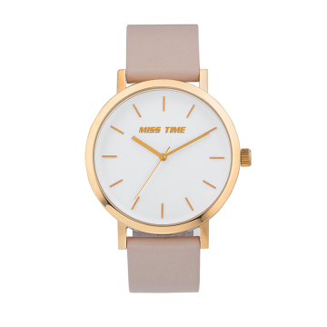 luxury water proof woman rose gold watch