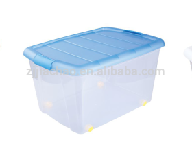 blue storage box, plastic storage box,clear plastic storage box