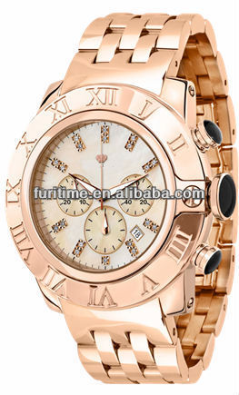 women fashion hand watch rose gold watch diamond watch