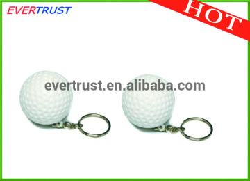 golf ball keychain custom golf ball keychain logo printed promotional gifts keychain