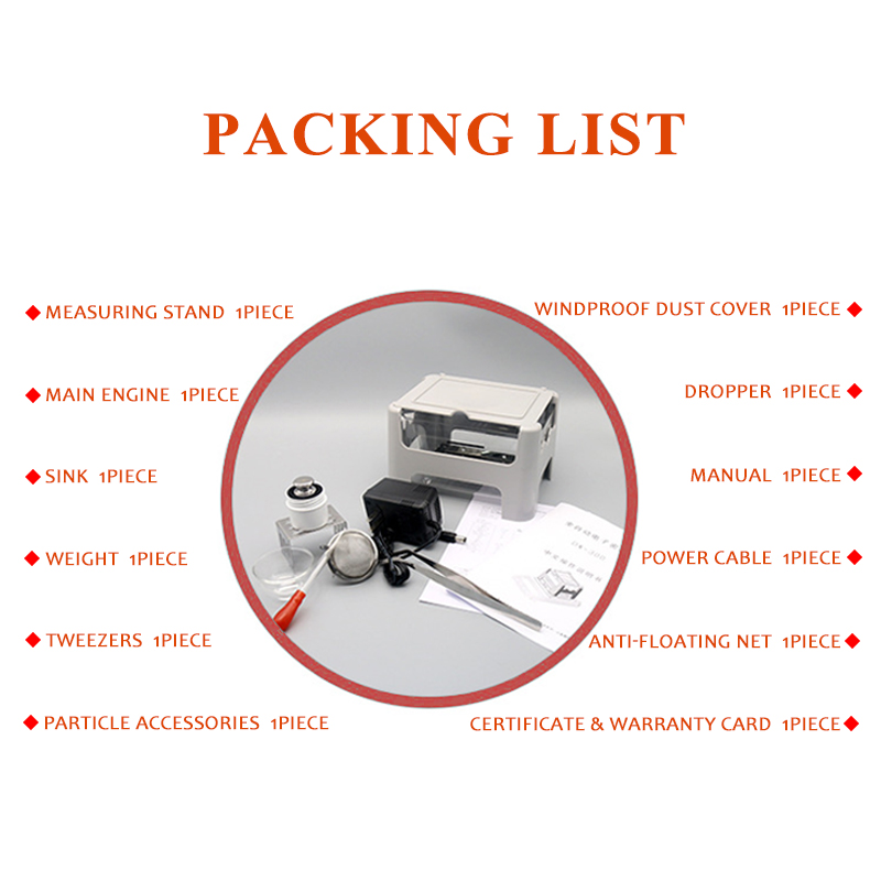 Professional made Solid Density Analyzer measuring testing instrument densimeter tester