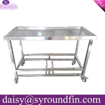 Stainless steel funeral trolley mortuary trolley