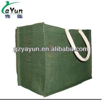 foldable shopping trolley jute bag