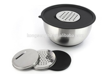 Stainless Steel food serving bowls with lids