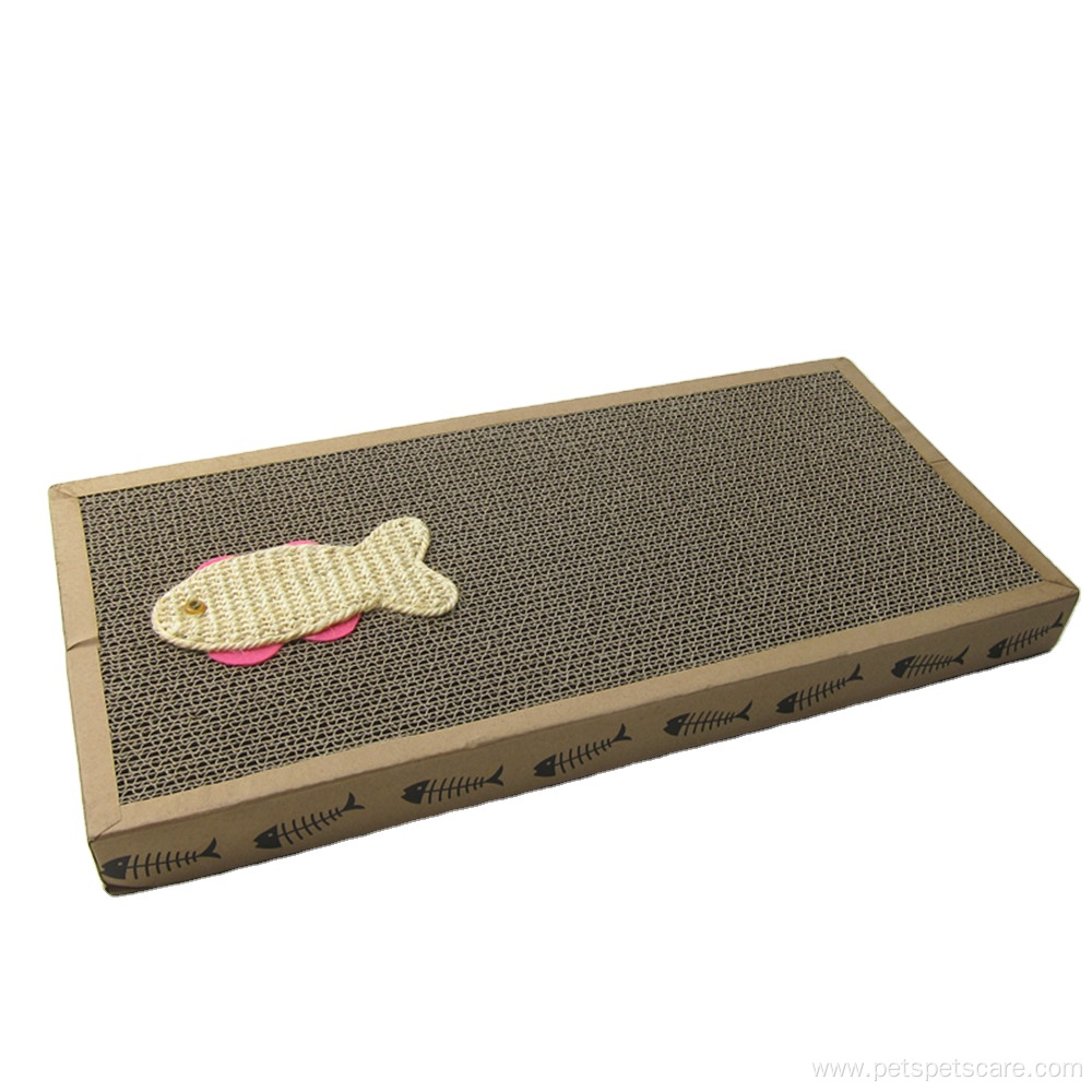 Cat scratch board cat product with bell