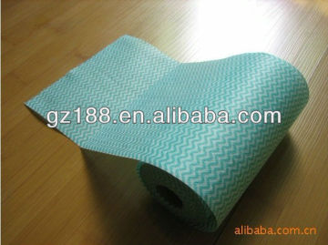 Nonwoven Cleaning Cloth in Roll