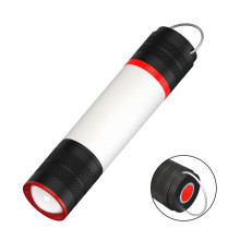 Portable T6 LED Camping Light: A Multi-Functional Outdoor Flashlight with Red and Blue Warning Lights