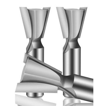 Custom 1/2\" Shank Dovetail Joint Router Bits and Woodworking Tools