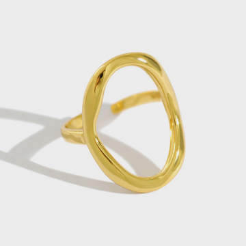 Minimalist Jewelry Popular Design Chunky Rings Silver Rings