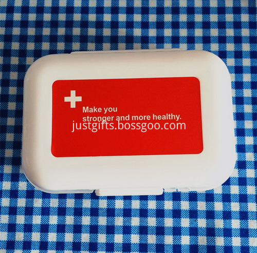 Promotional Mini Plastic Pillboxes W Compartments (2)