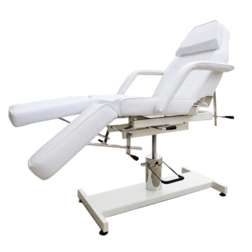 Easy to adjust hydraulic beauty bed