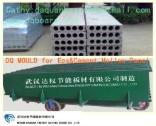 Production line of 90mm thickness Eps Cement Hollow Wall Panel machine