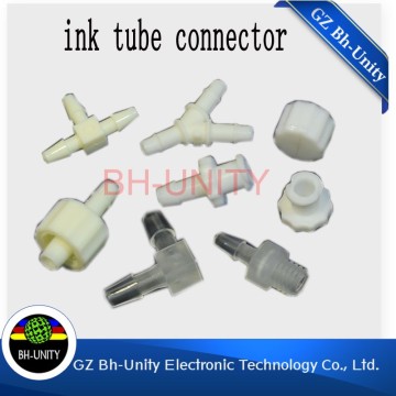 Corrosion resistance inkjet printer spare part ink tube connector for all size of ink tube