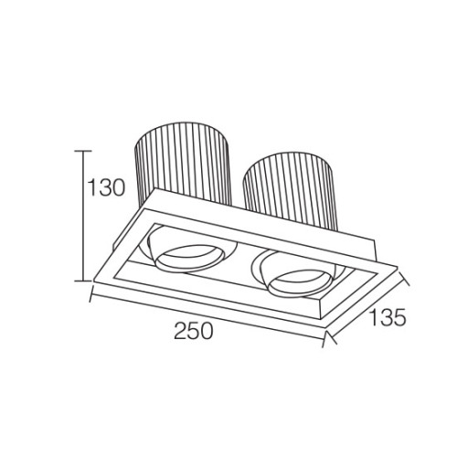 LEDER Indoor Lighting Science 30W LED Downlight