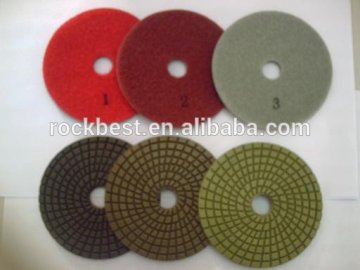 3 Step Diamond Hand Granite Polishing Pads