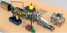 None-stop waste pyrolysis plant