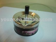 Round ashtray decoration