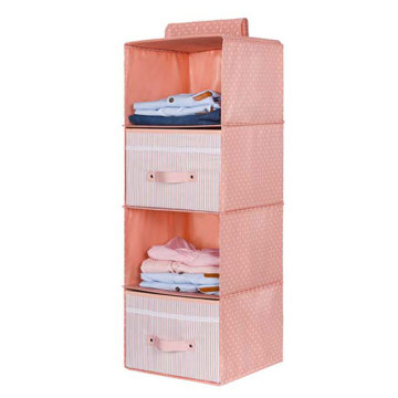 Foldable Hanging Closet Storage Organizer Bag Box