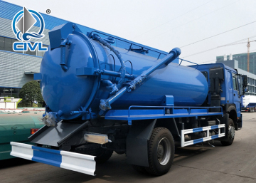 4x2 8m3 Vacuum Sewage Suction Tanker Truck