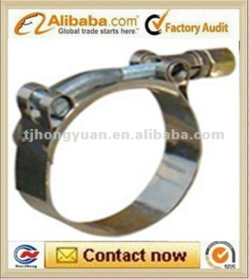 T-bolt hose clamp pipe clamp tube clamps