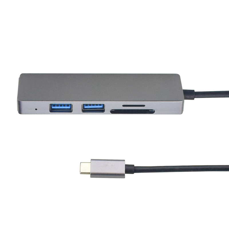 النوع C إلى محول HDMI SD TF USB3.0