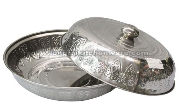 Stainless steel cook basin