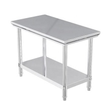 Customized Stainless Steel Worktable Dining Table for Commercial Kitchens