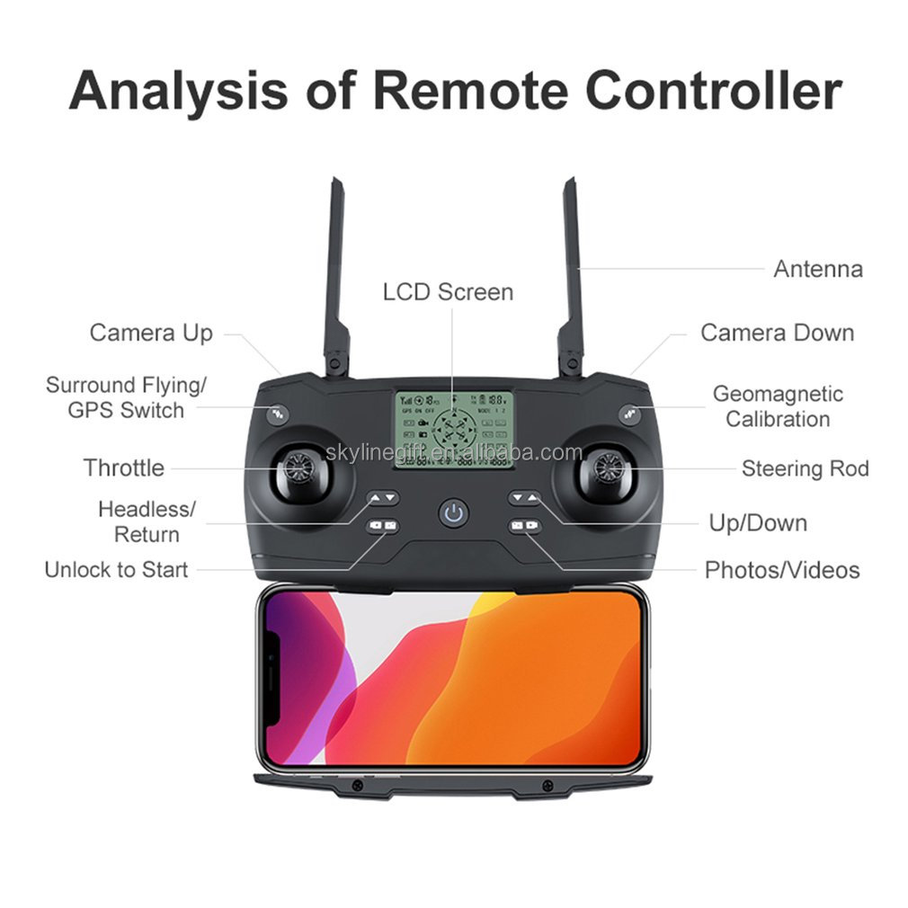 JJRC X19 2.4G 5G WIFI FPV Optical Flow Positioning Dual Mode 4K Camera Brushless Motor Foldable RC Drone Quadcopter